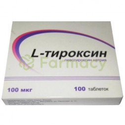 L-тироксин таблетки 100мкг №100