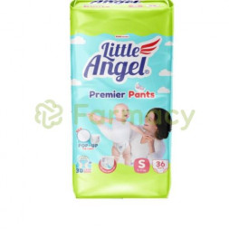 Литтл ангел премьер пантс подгузники-трусики для детей №36 4-8кг