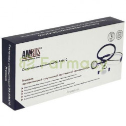 Амрус стетоскоп медицинский 04-ам410 premium фиолетовый