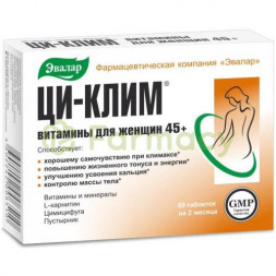 Эвалар ци-клим витамины д/женщин 45 +  таблетки №60