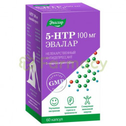 Эвалар 5-гидрокситриптофан (5-htp) капсулы 100мг 250мг №60
