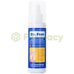 Доктор фут дезодорант спрей 150мл д/ног освежающ.